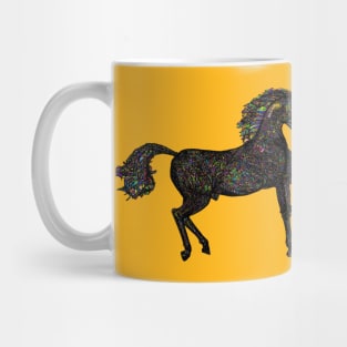 Horse mirror image Mug